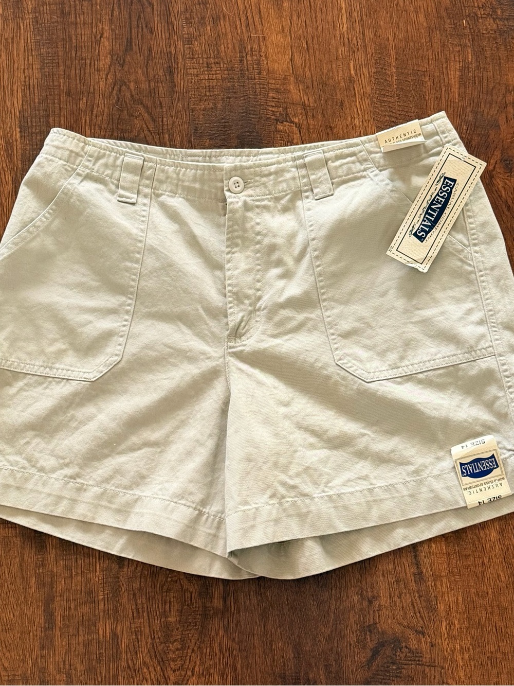 New Essentials Women's Light Khaki Utility Shorts